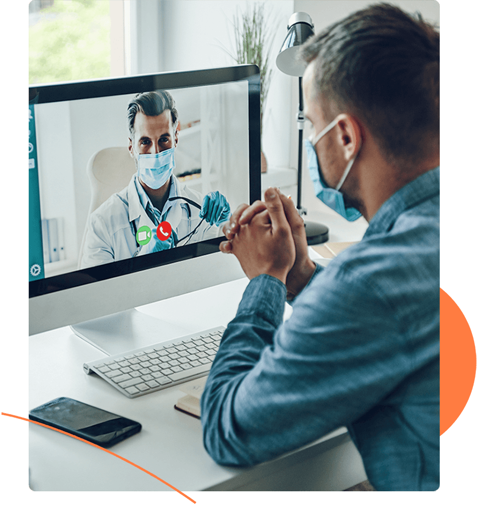 Telemedicine - Video consultation with doctor